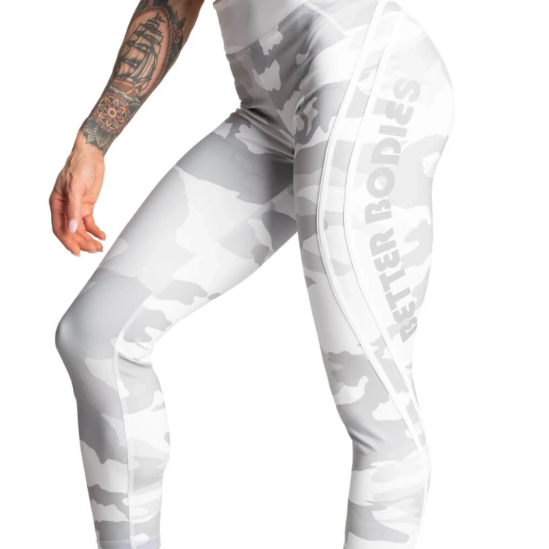 Vita camo leggings från Better Bodies storlek s  - 2
