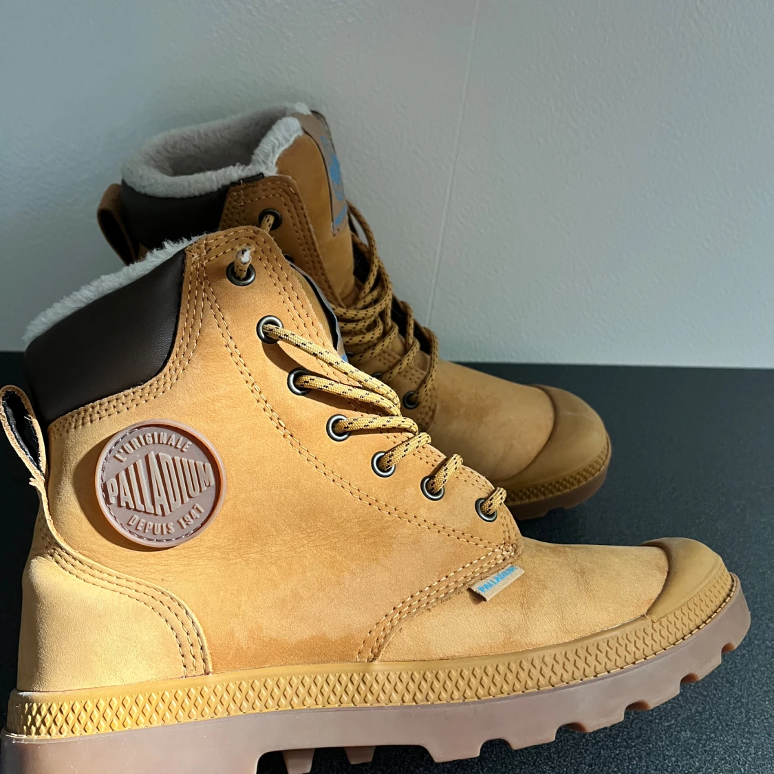 Palladium vinterboots i mocka, strl 41 - 4