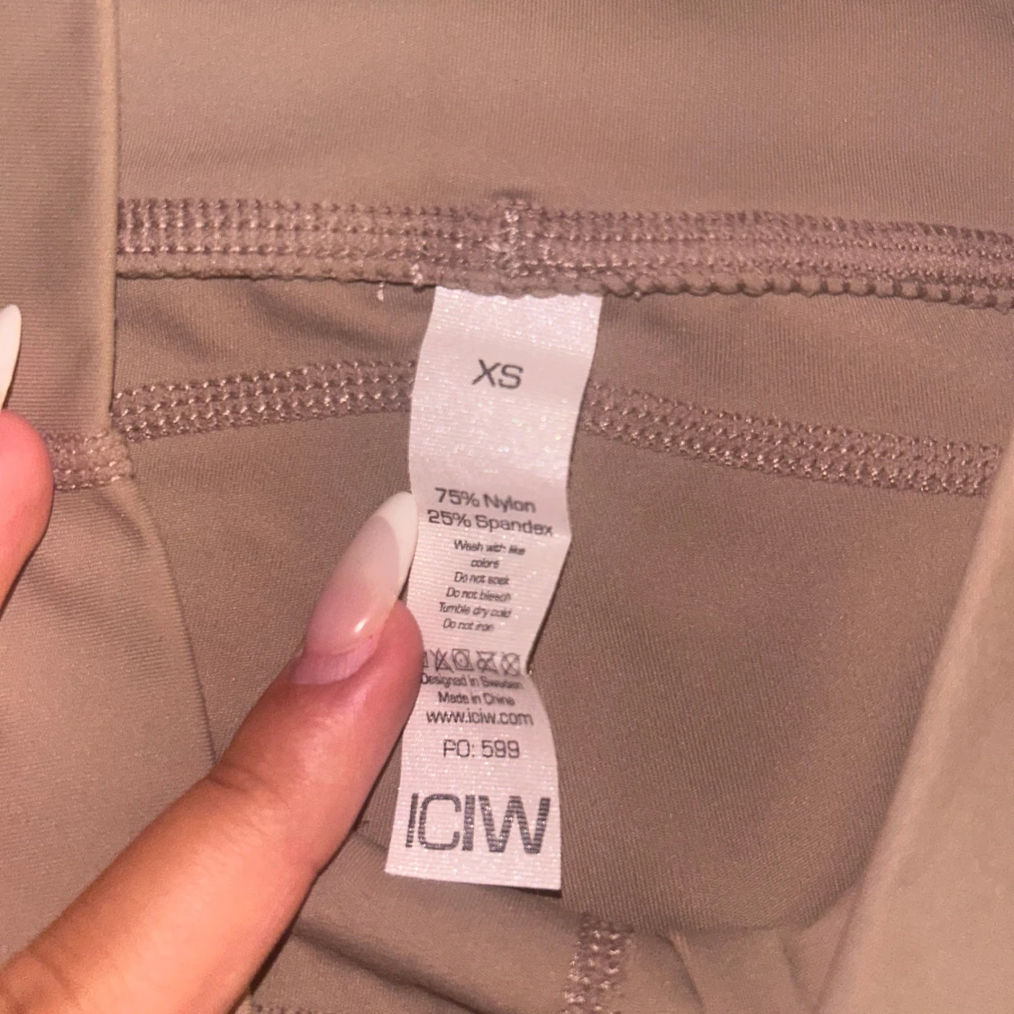 Beige leggings från ICANIWILL XS - 1