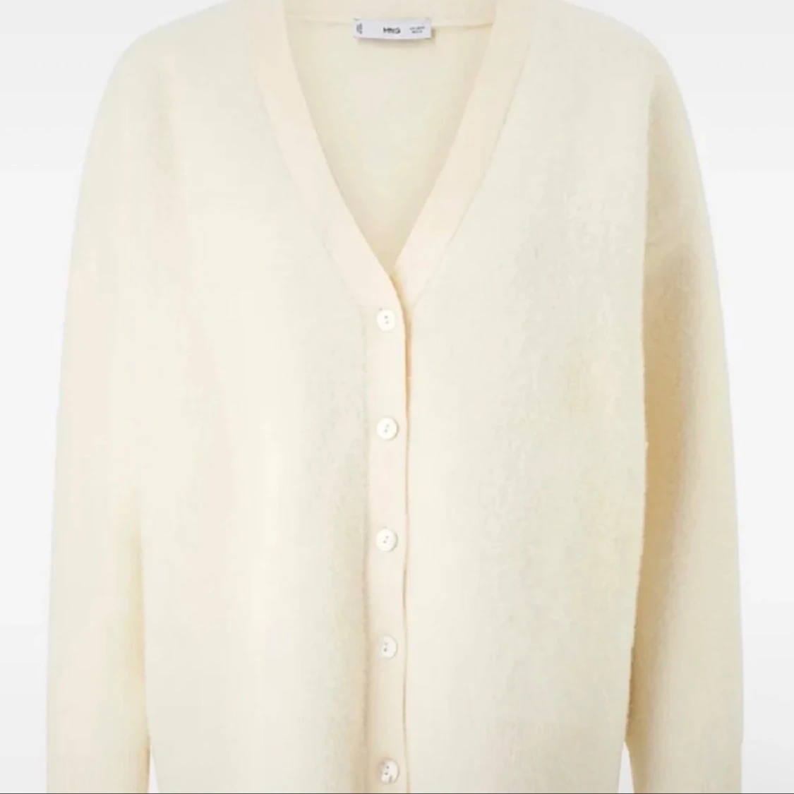 Krämvit kofta från H&M - 1