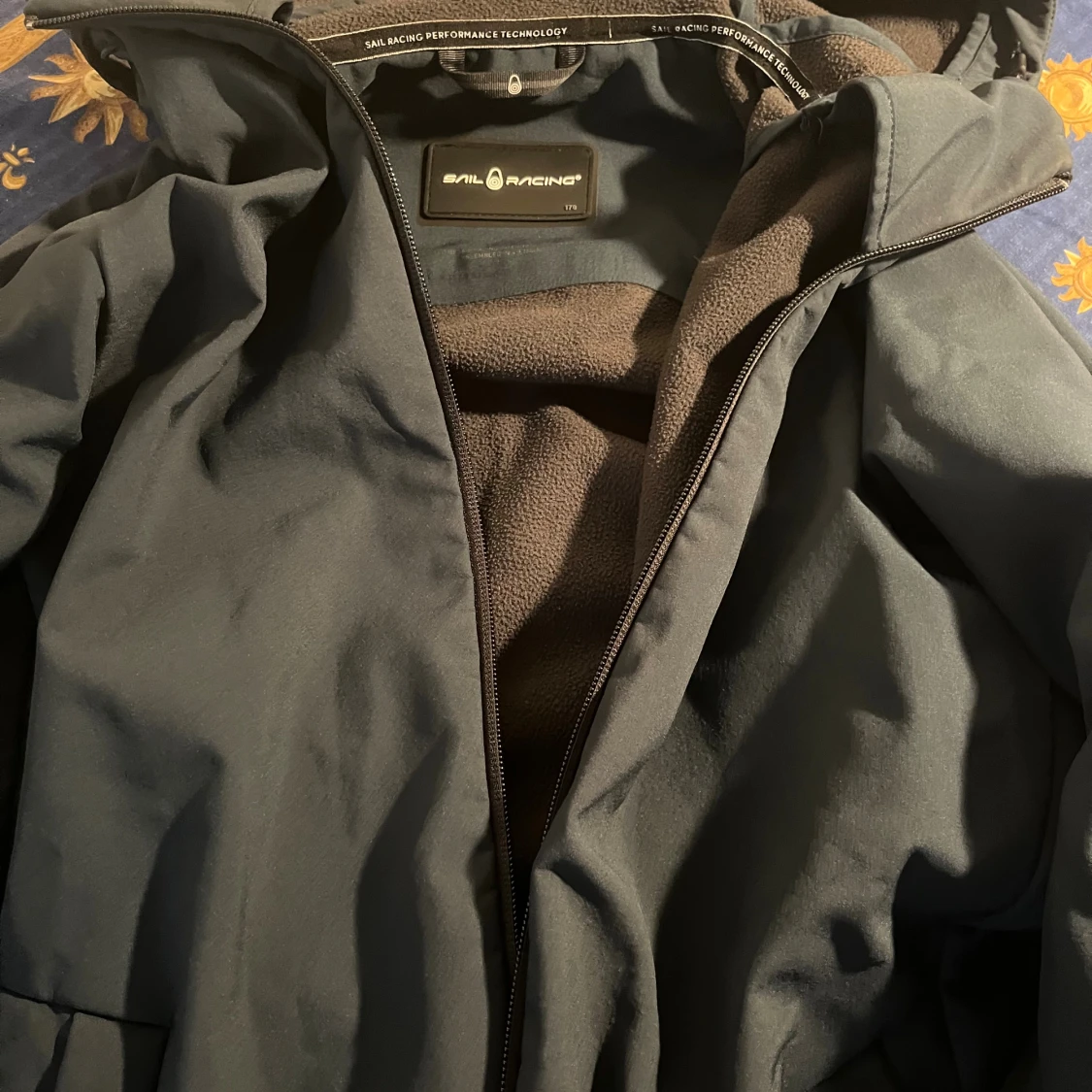 Mörkblå sail racing jr bowman softshell hoodie jacket  - 4