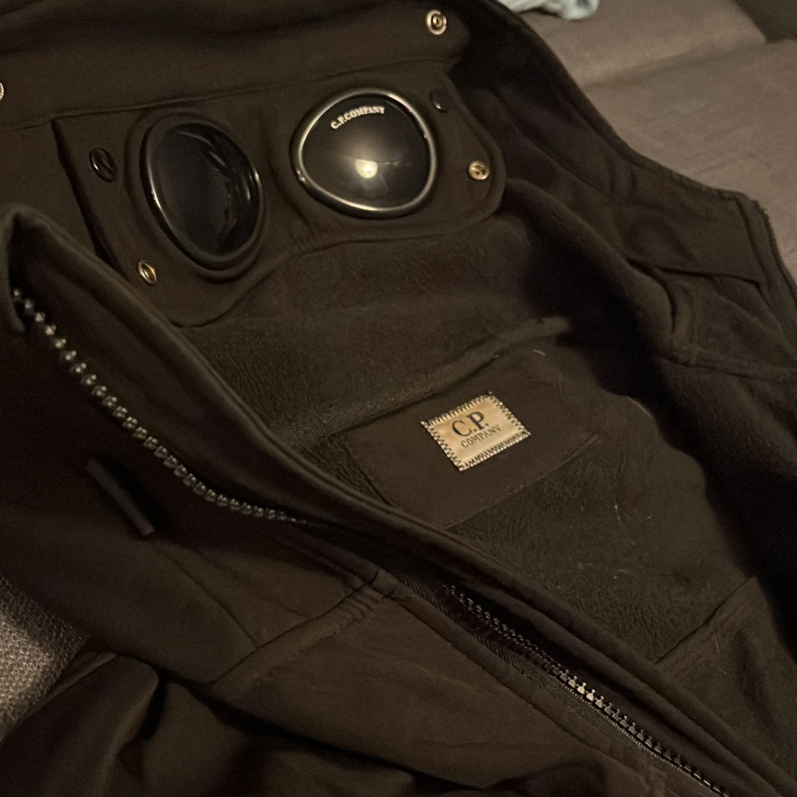 Svart Goggle Jacket från C.P. Company - 1