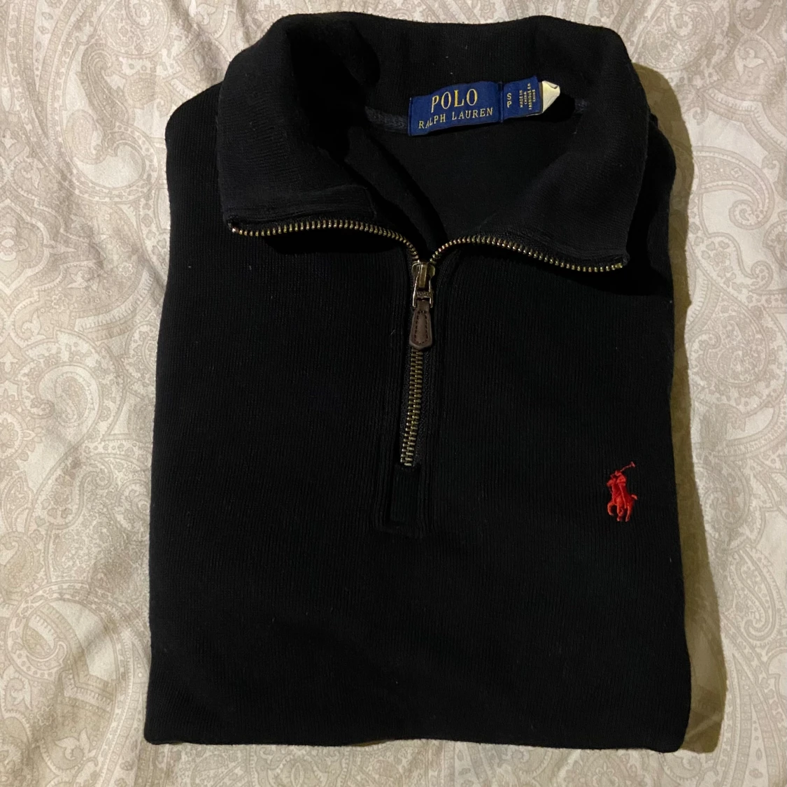 Svart half zip tröja från Polo Ralph Lauren - 2
