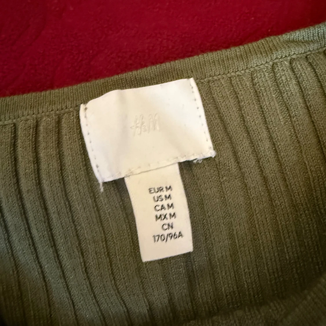 Ribbad beige tröja från H&M - 1