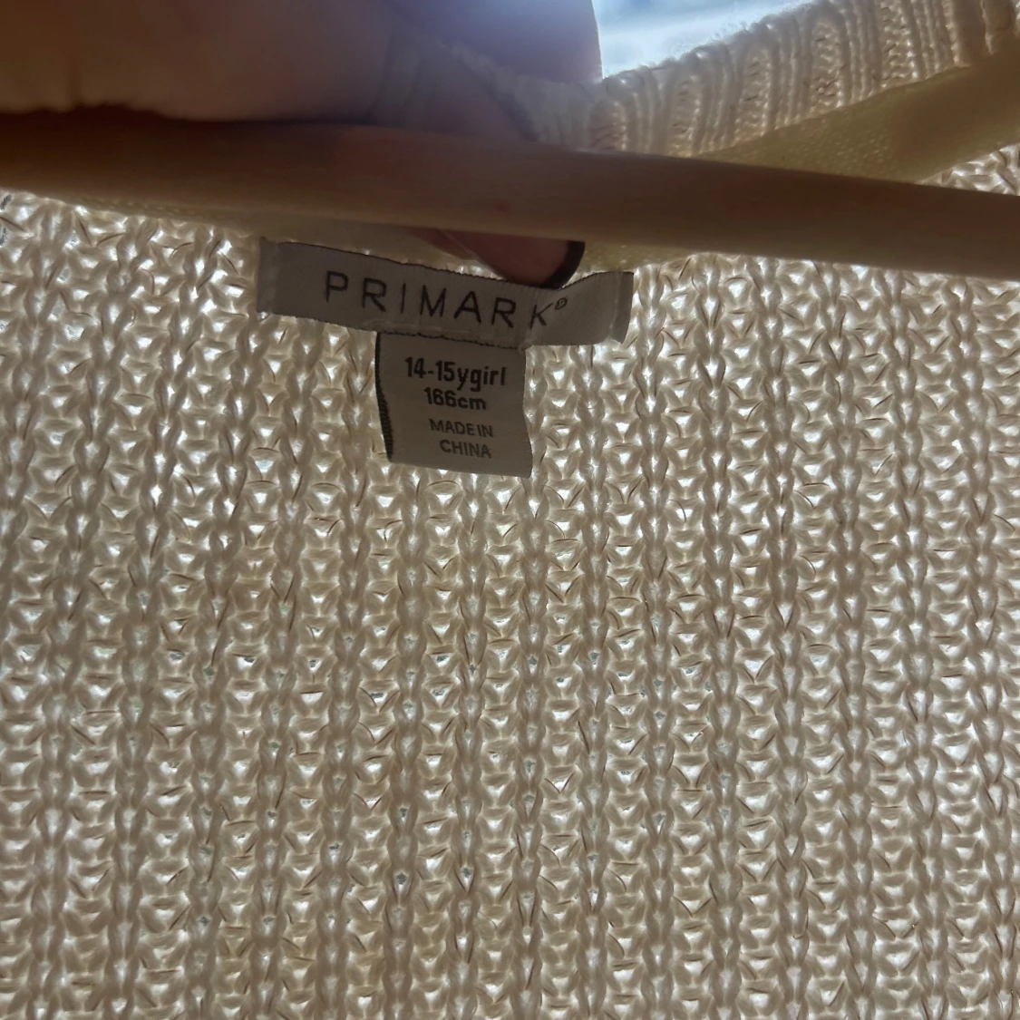 Beige stickad kofta från Primark - 2