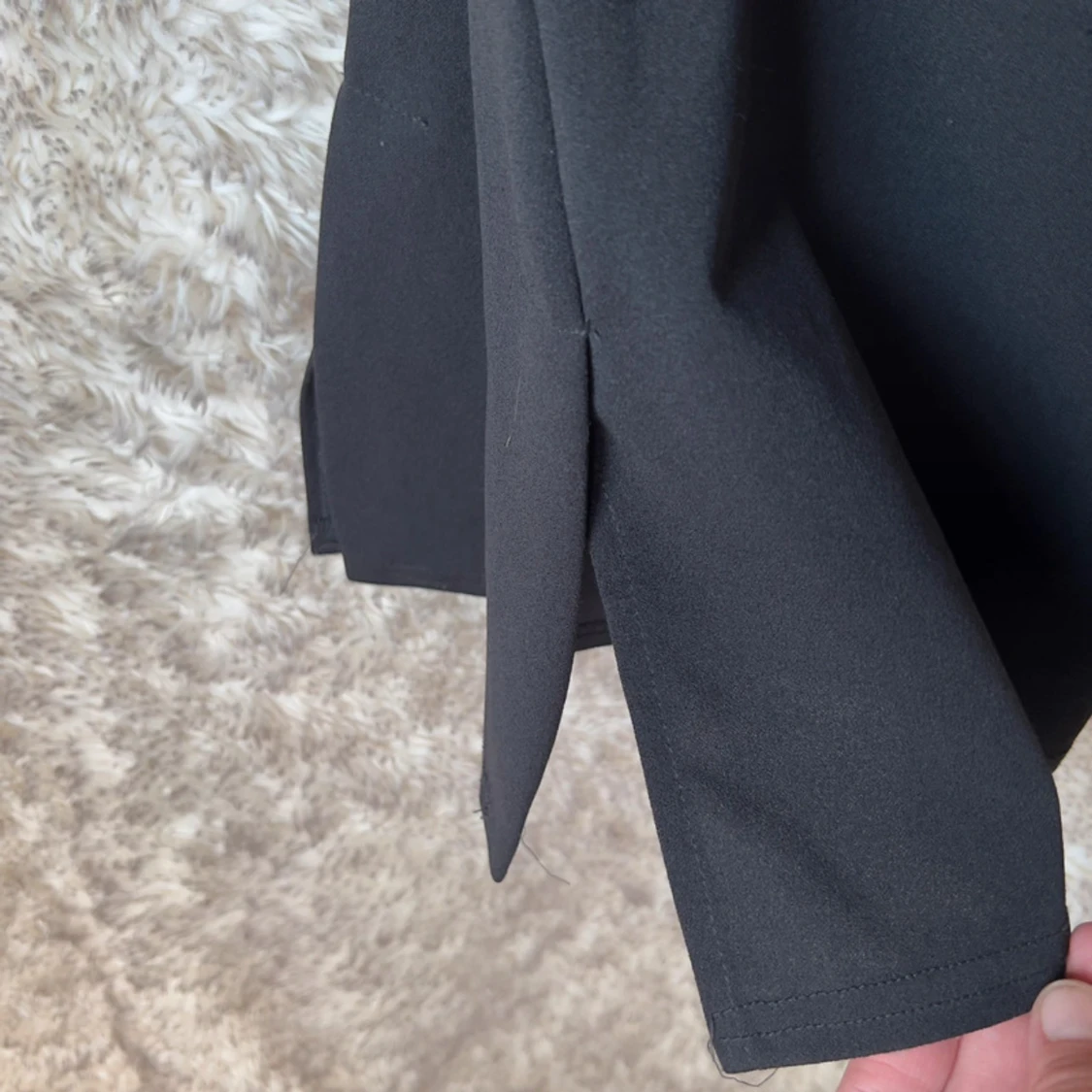 Svarta vida byxor från Boohoo - 2