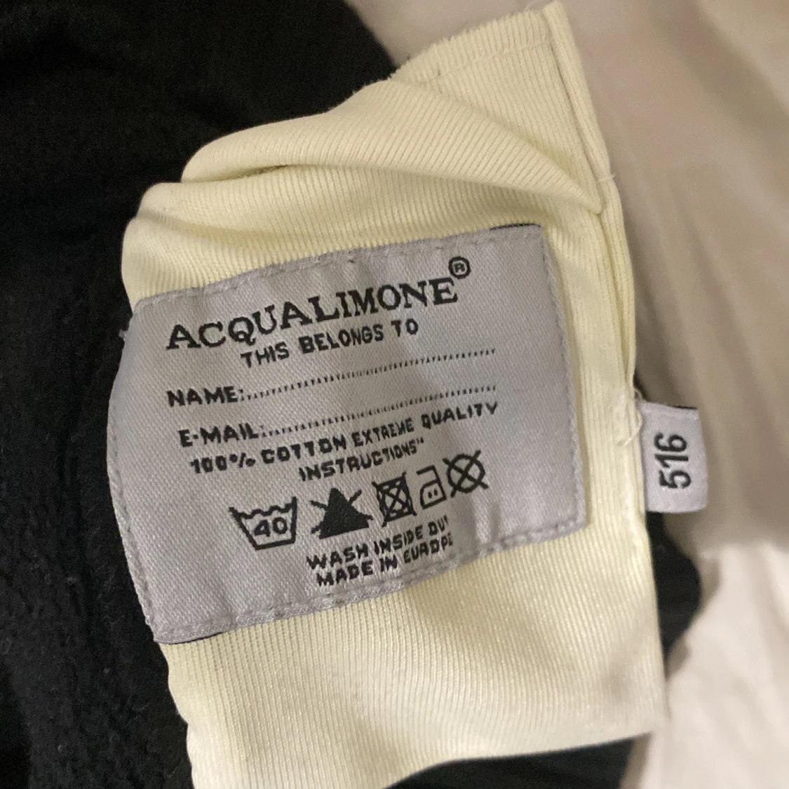 Svart Acqua Limone sweatshirt S - 3