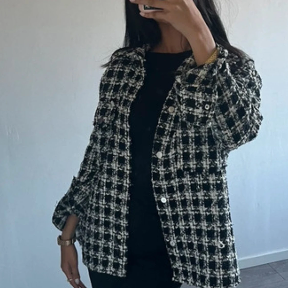 Rutig jacka/kappa  - 3