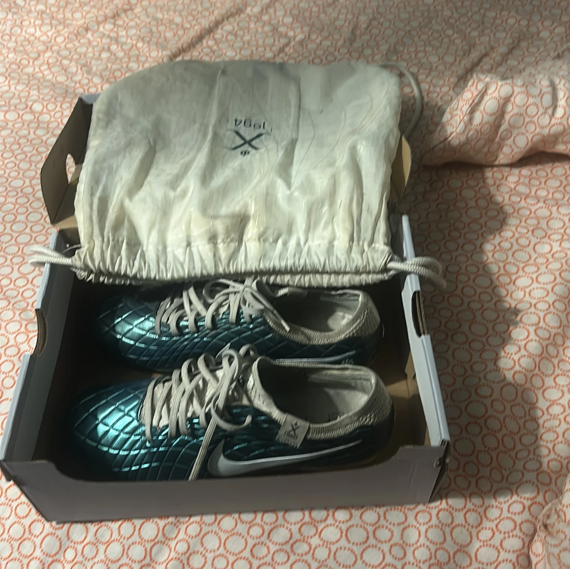 Nike X 1994 blå fotbollsskor - 4