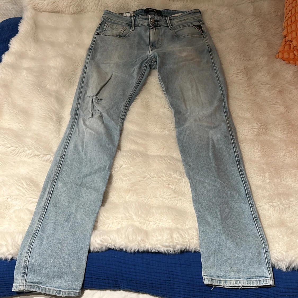 Replay Anbass ljusblå jeans herr