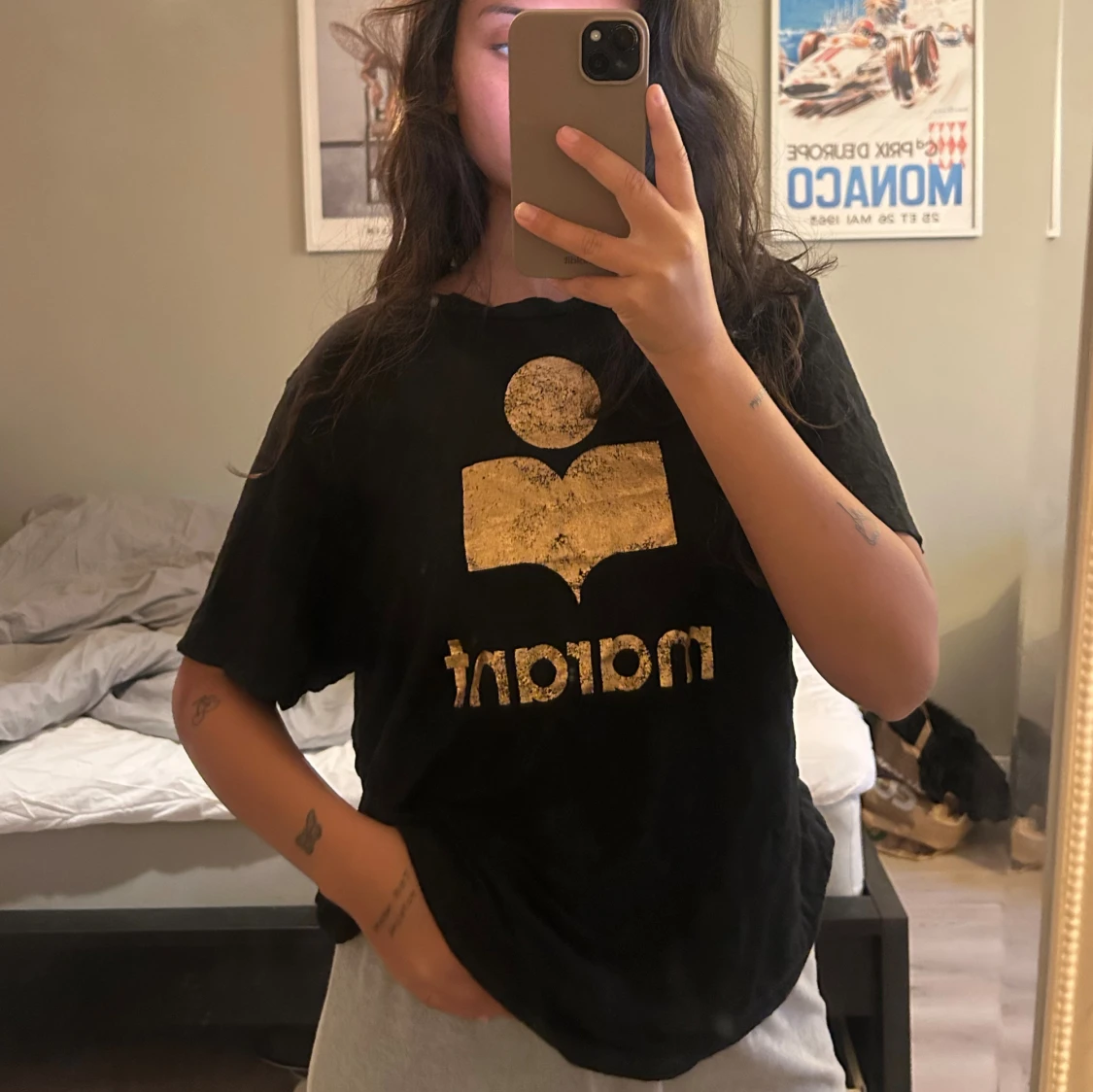 Svart Isabel Marant  t-shirt 