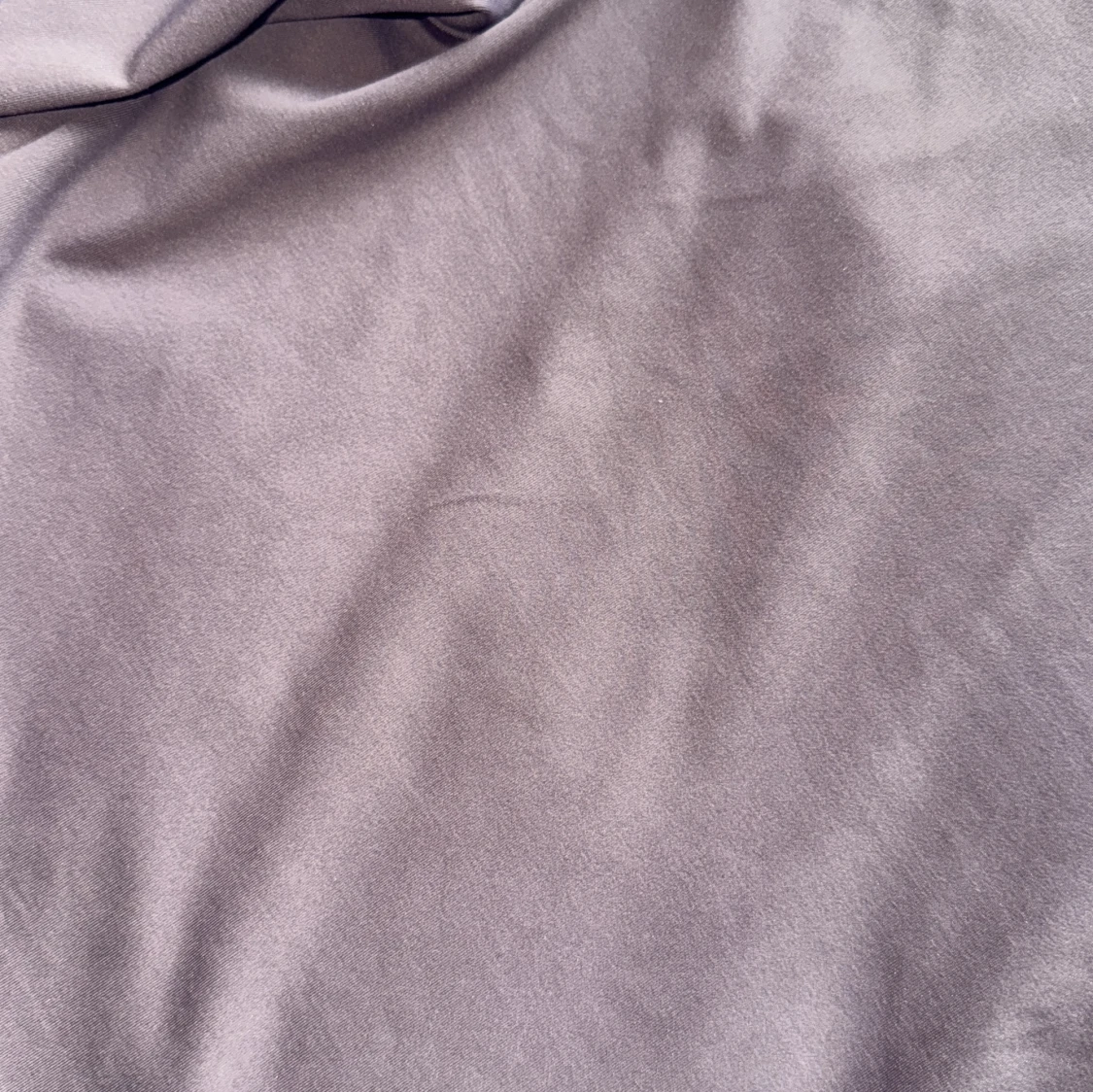 Mörklila långärmad croppad topp - 3