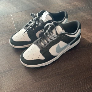 Nike Dunk i grått, vitt och blå (oanvända) - Nike Dunk storlek 42,5. helt oanvända. Nypris: 1100