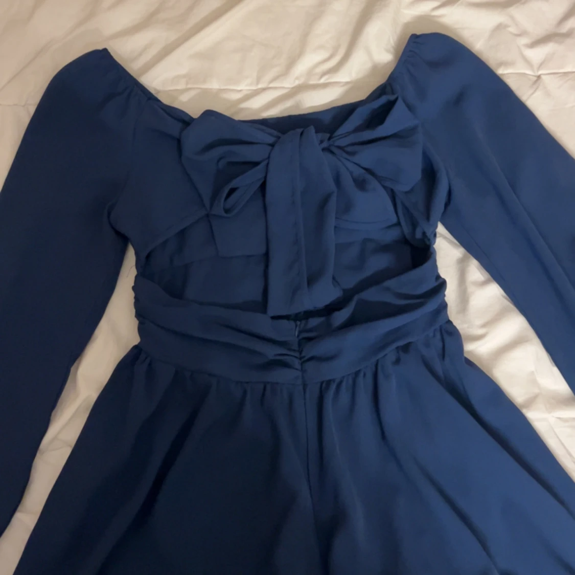Marinblå klänning - 1