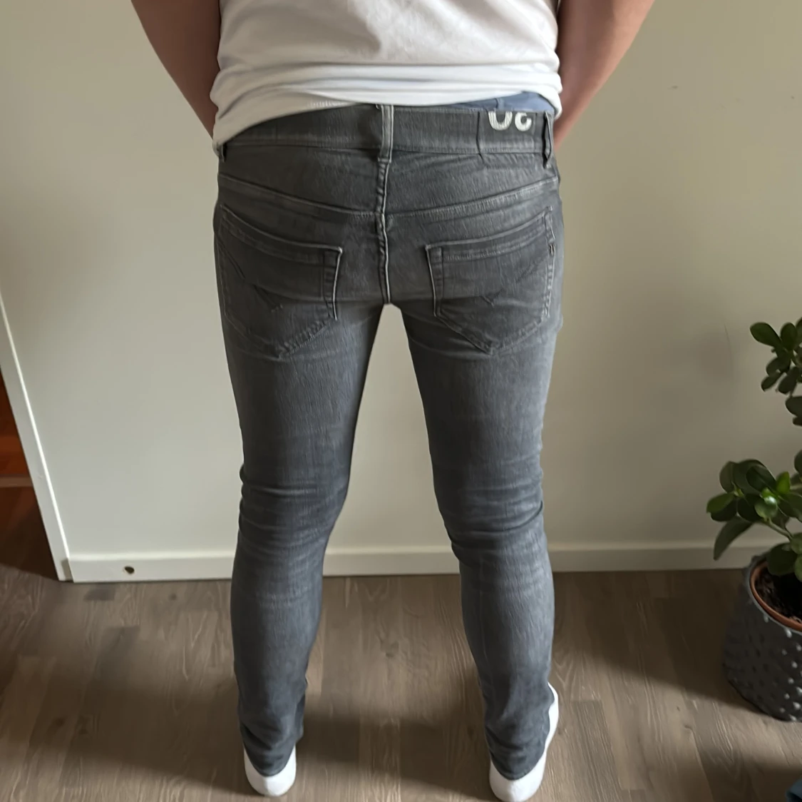 Gråa dondup george jeans skinny fit - 1