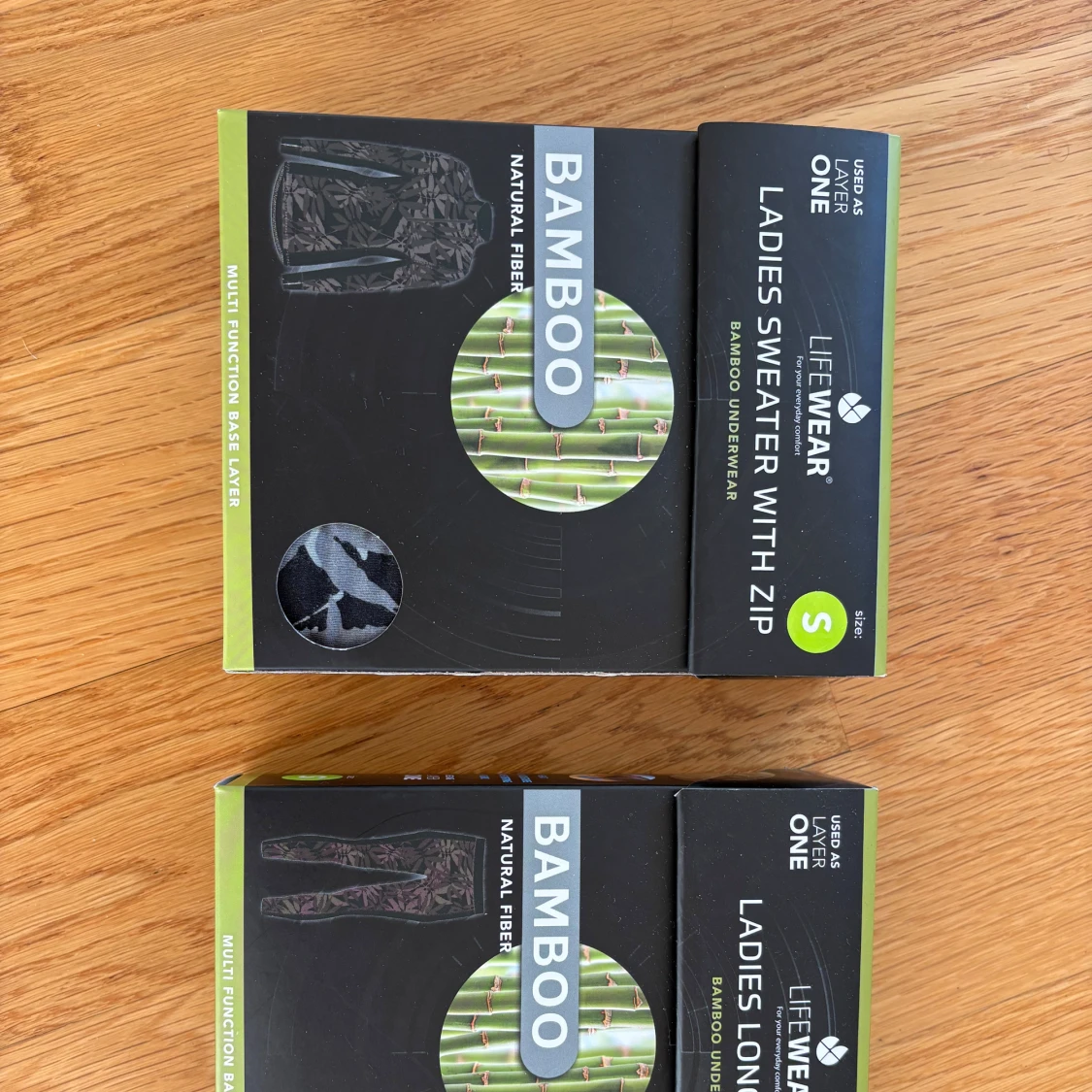 Nytt underställsset i bambu, dam storlek S