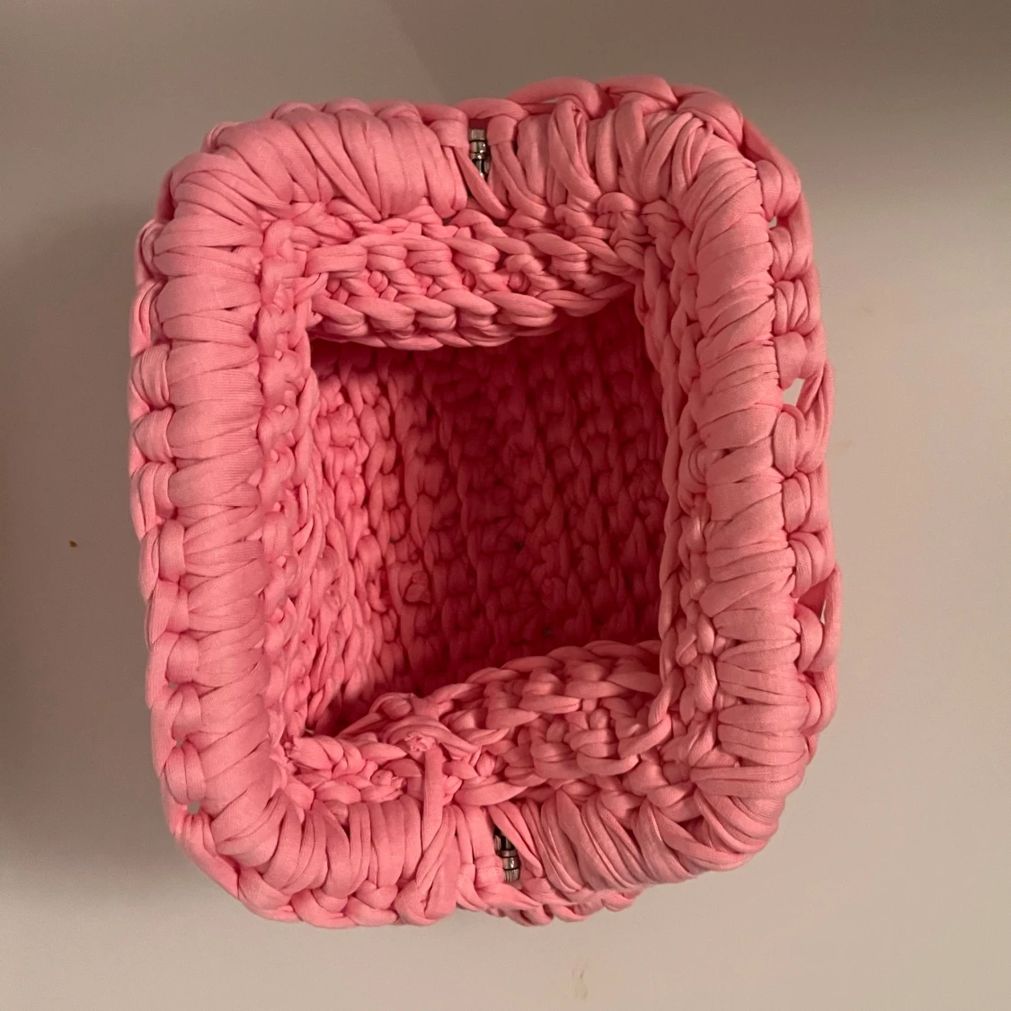 Handgjord rosa kuvertväska i bomull - 2