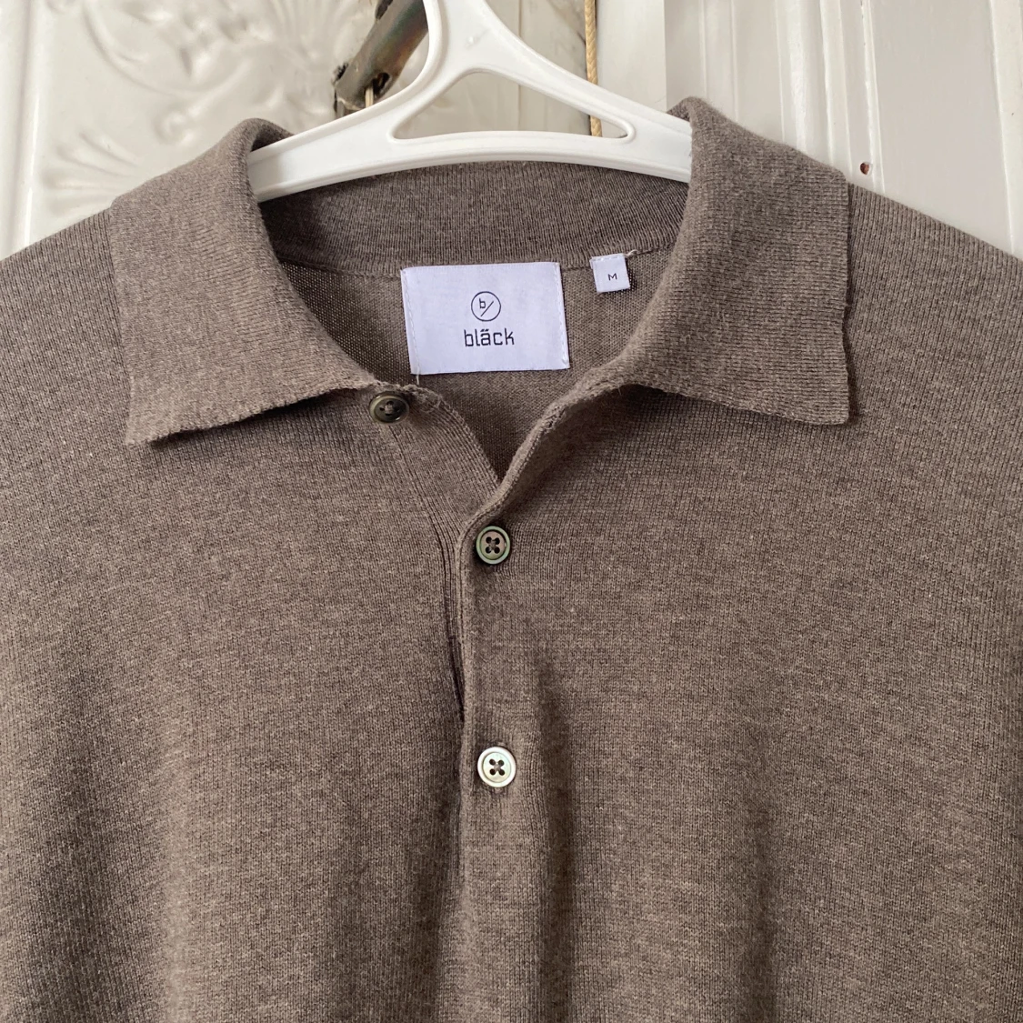 Stickad Rugbytröja Med Krage 