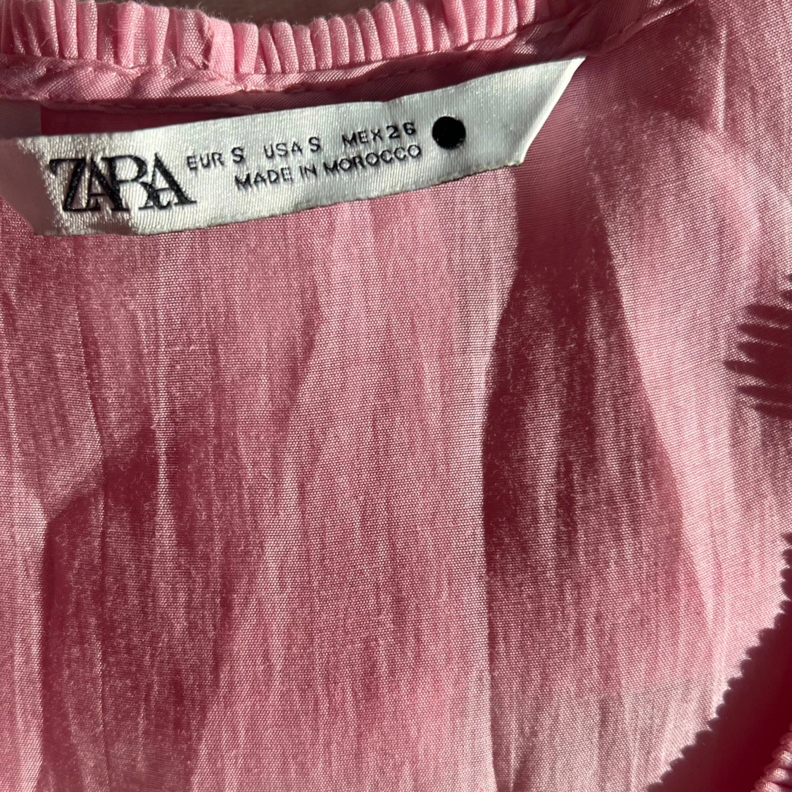 Rosa volangblus från Zara - 1