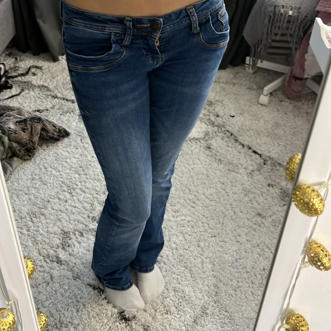 Blå bootcut jeans från LTB