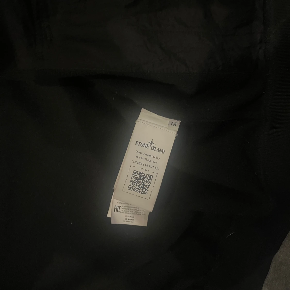 Svart vindjacka från Stone Island - 4