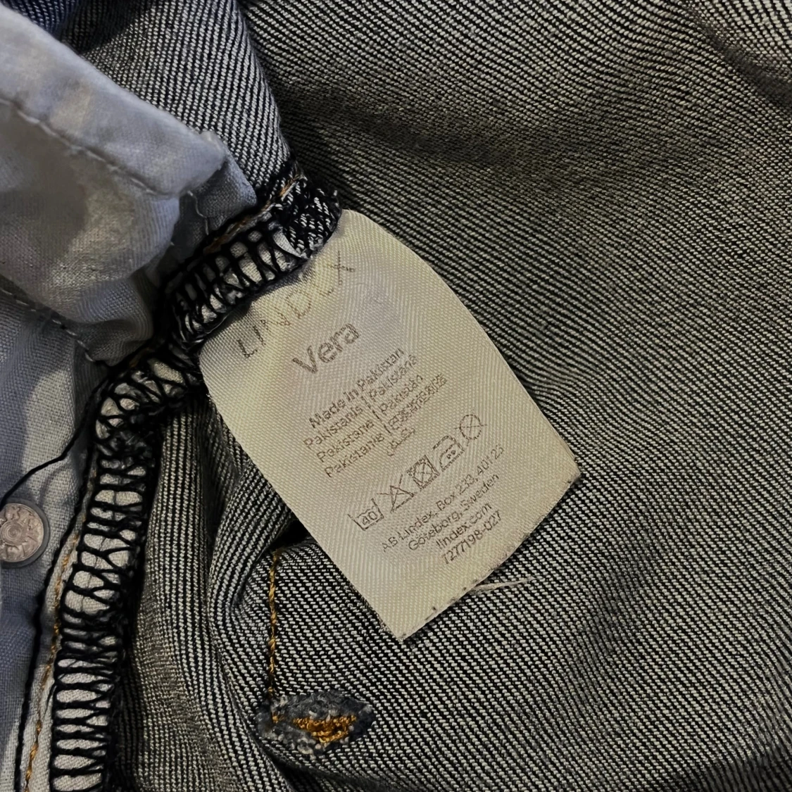 Blå Vera jeans från Lindex - 2