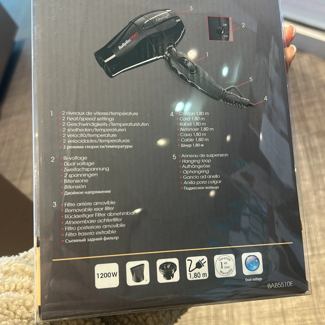 BaBylissPRO Bambino BAB5510E - 1