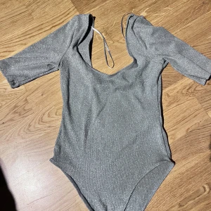Fin silvrig glittrig body  - Helt ny body från Zara . Väldigt fin passar både med kostymbyxor och jeans . 