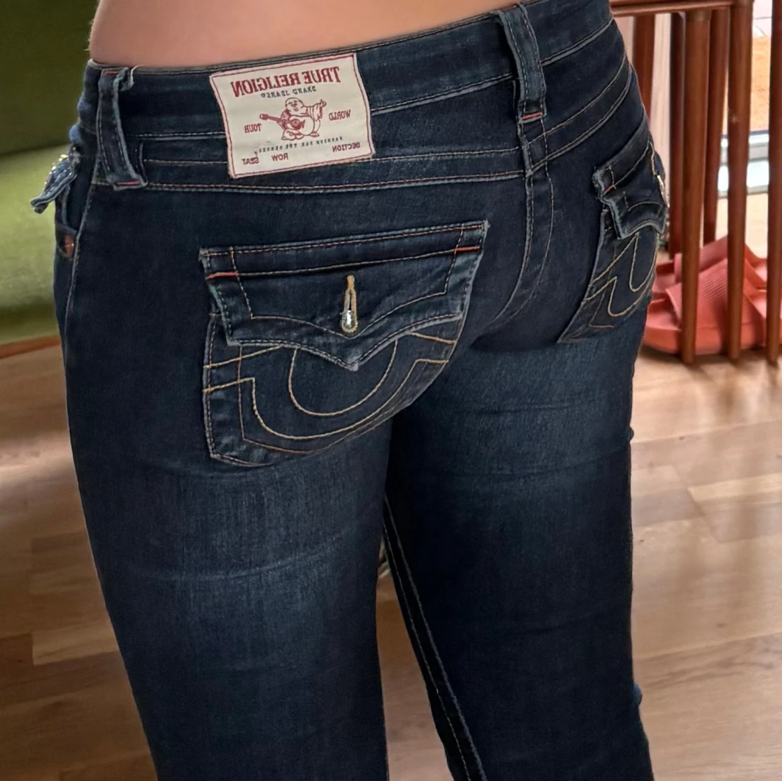 True Religion Joey Low Rise Flare Jeans - 1