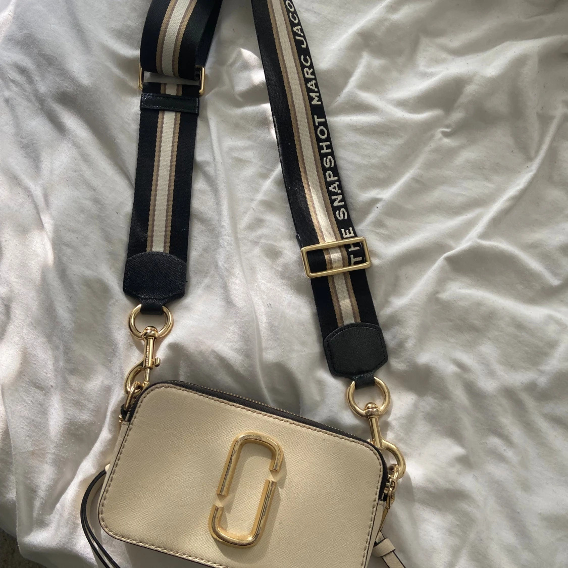 Marc Jacobs Snapshot axelväska beige - 2