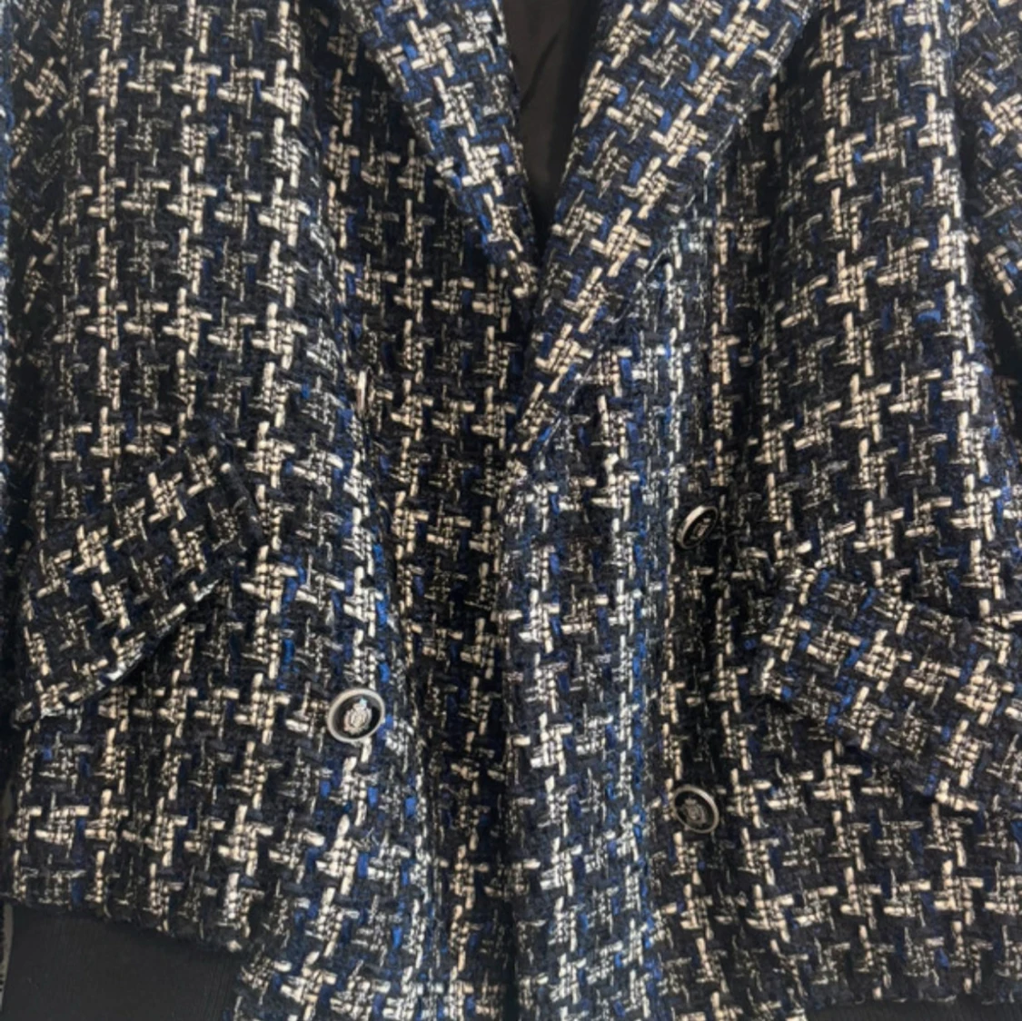 Tweed jacka från Reserved i blått - 2