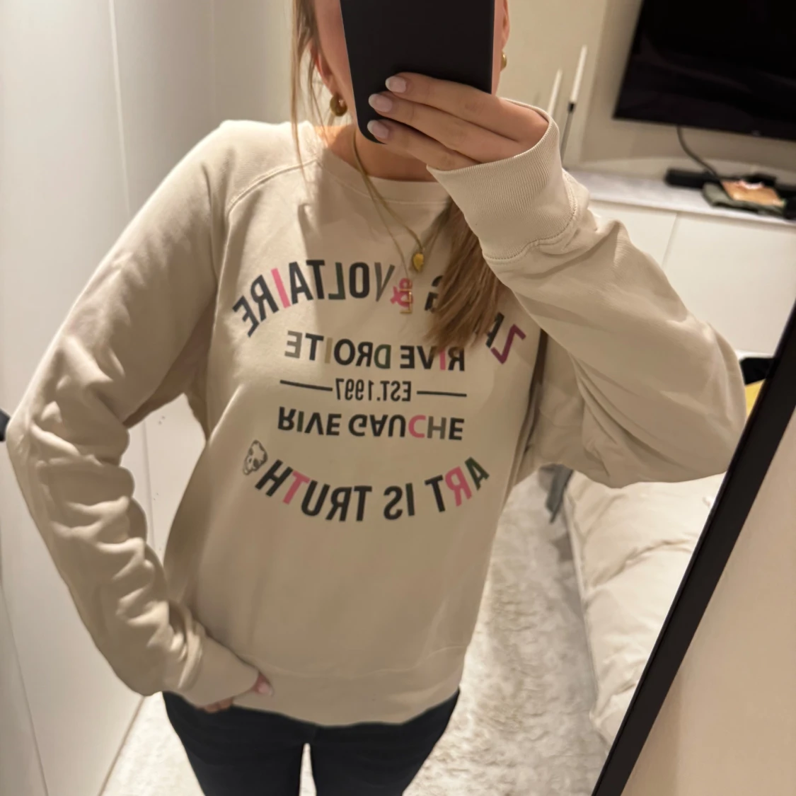 Beige sweatshirt från Zadig Voltaire  - 1