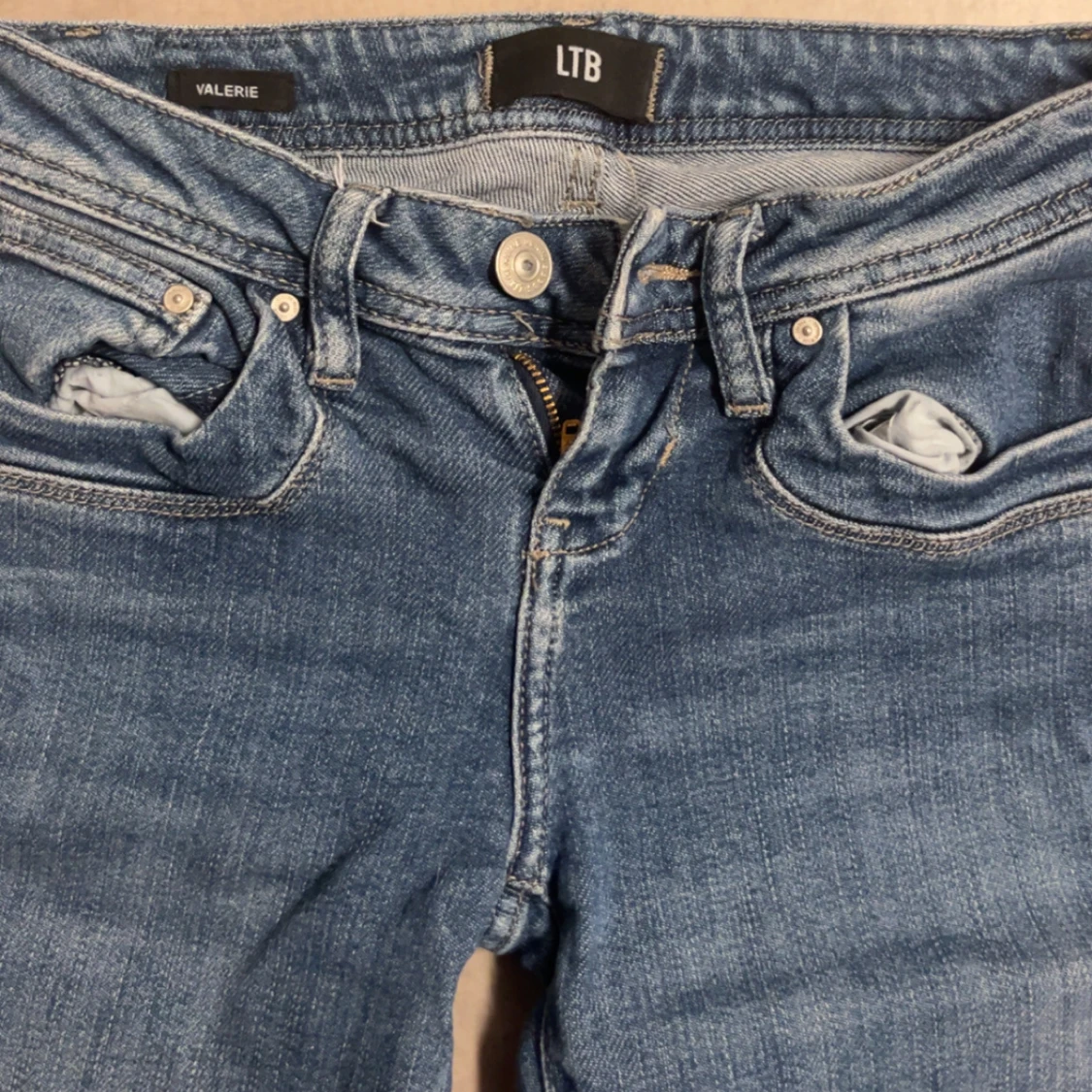 Blå bootcut jeans från LTB - 3