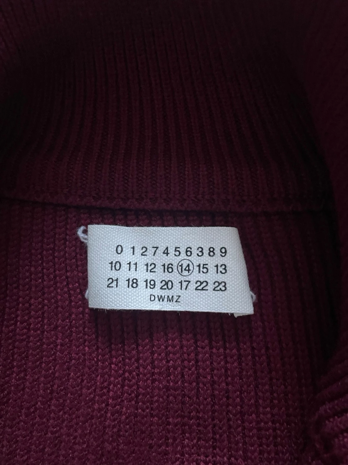 Vinröd masion margela kofta - 1