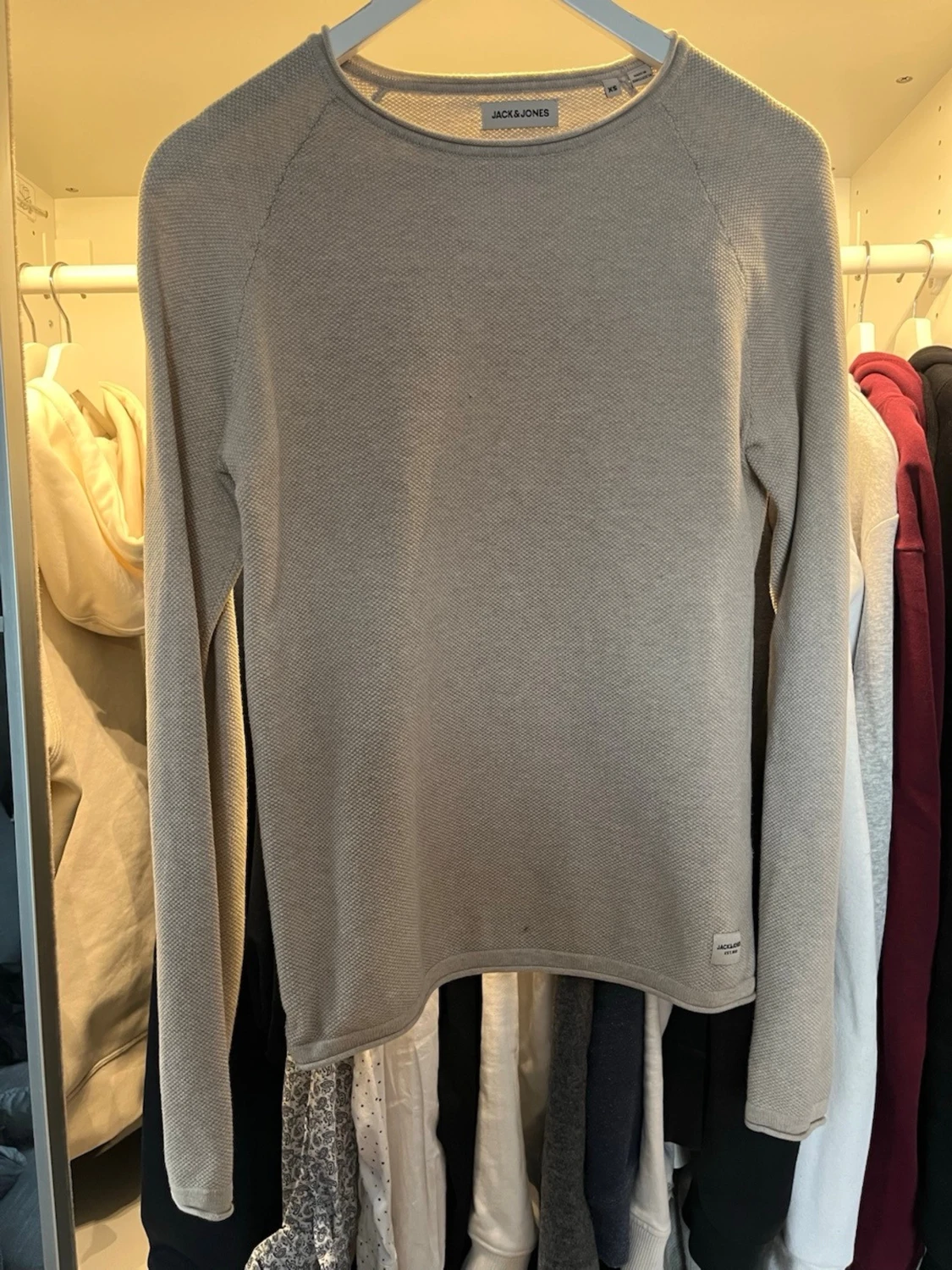 Grå långärmad tröja Jack & Jones