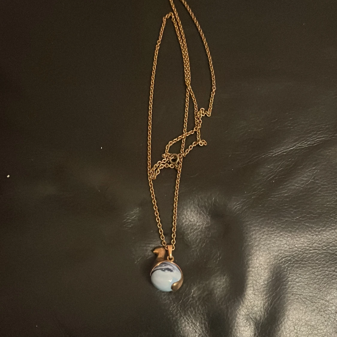 KIMMO VIRKKUNEN. hänge, sterlingsilver & keramik, "Töyri", Kalevala Koru, Finland, 1990-talet.