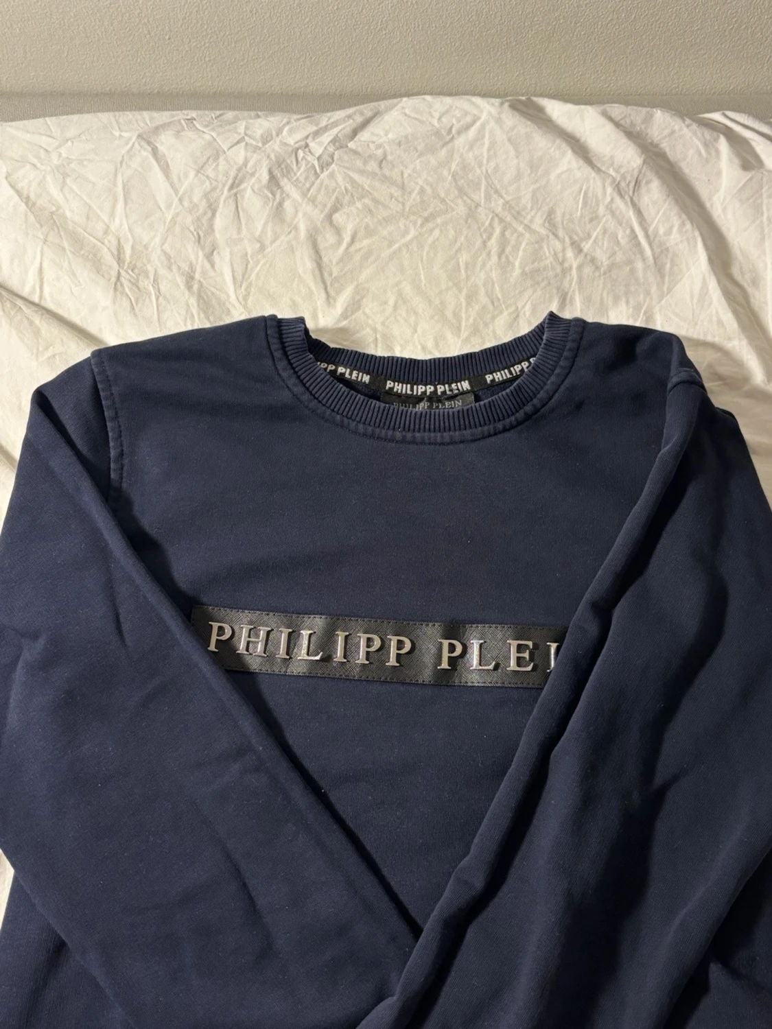 Mörkblå sweatshirt Philipp Plein - 1