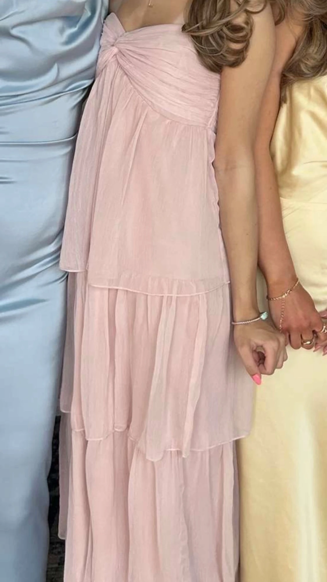 Ljusrosa balklänning