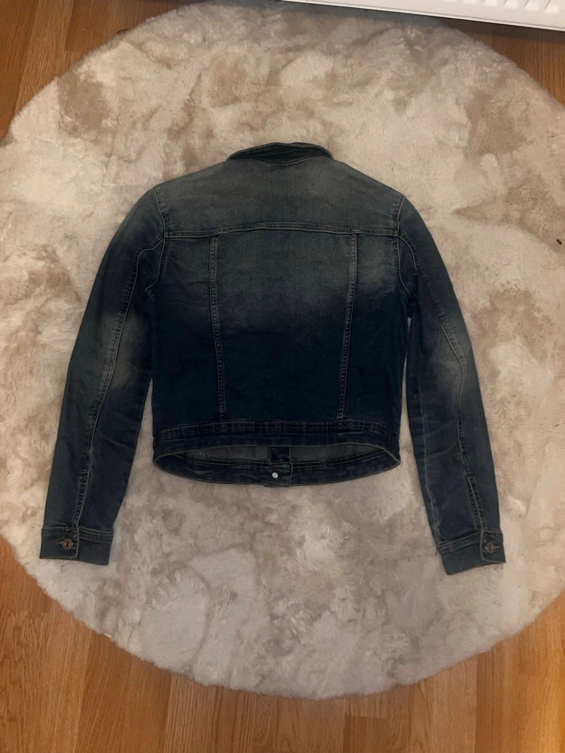 Blå jeansjacka från ONLY, storlek 38 - 1