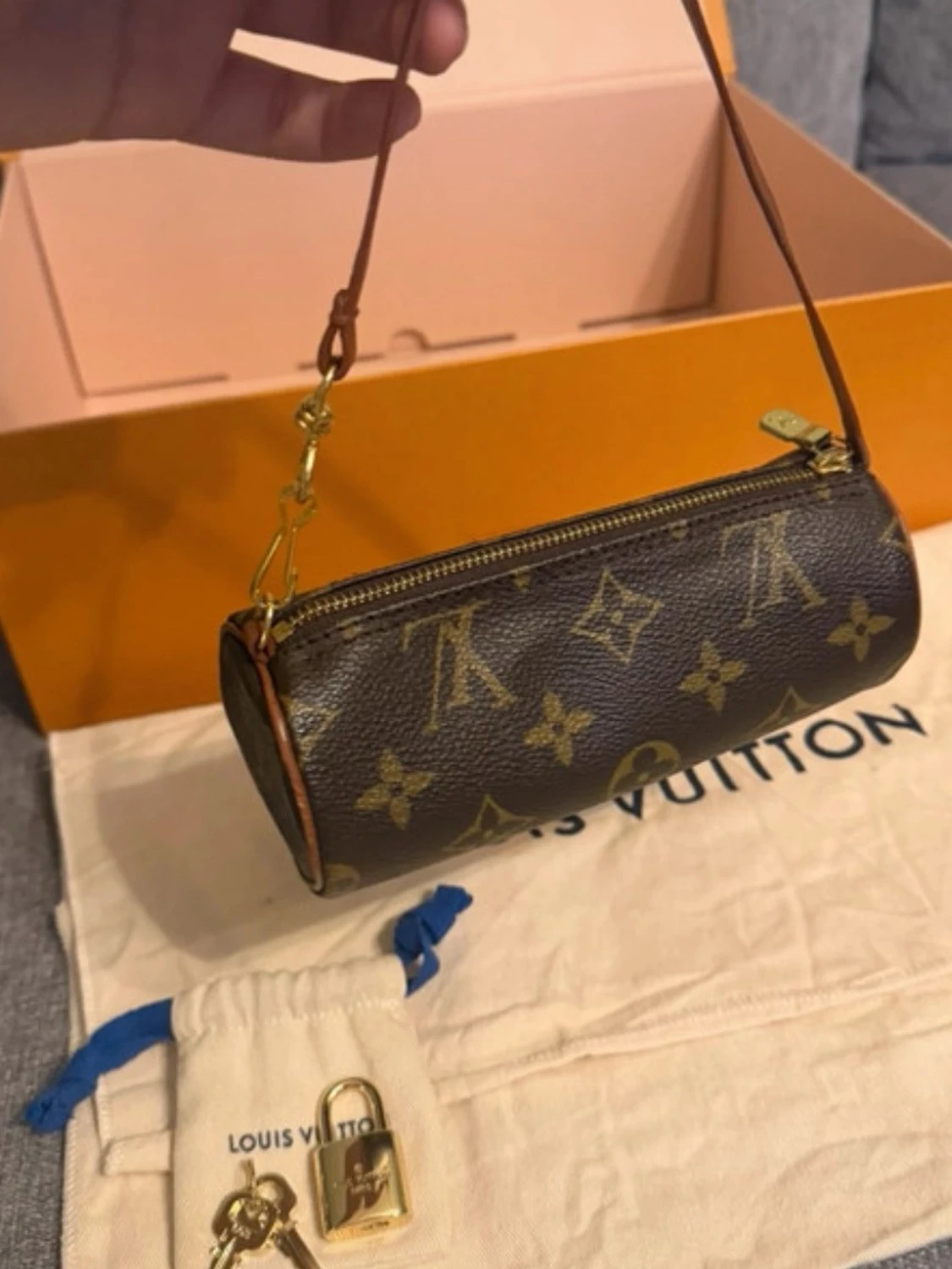 Monogram papillon pouch - 1