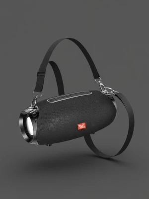 T&G Bluetooth Högtalare - Portabel 10W Bluetooth-högtalare med dual-membranbas för tung bas och klart, högupplöst ljud. Vattentät – perfekt utomhus. Spelar direkt via USB/TF-kort. 