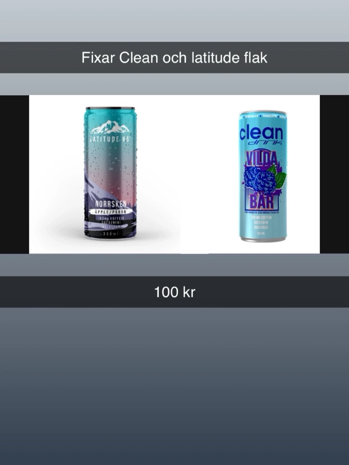 Säljer flak 100 kr original pris 300 kr