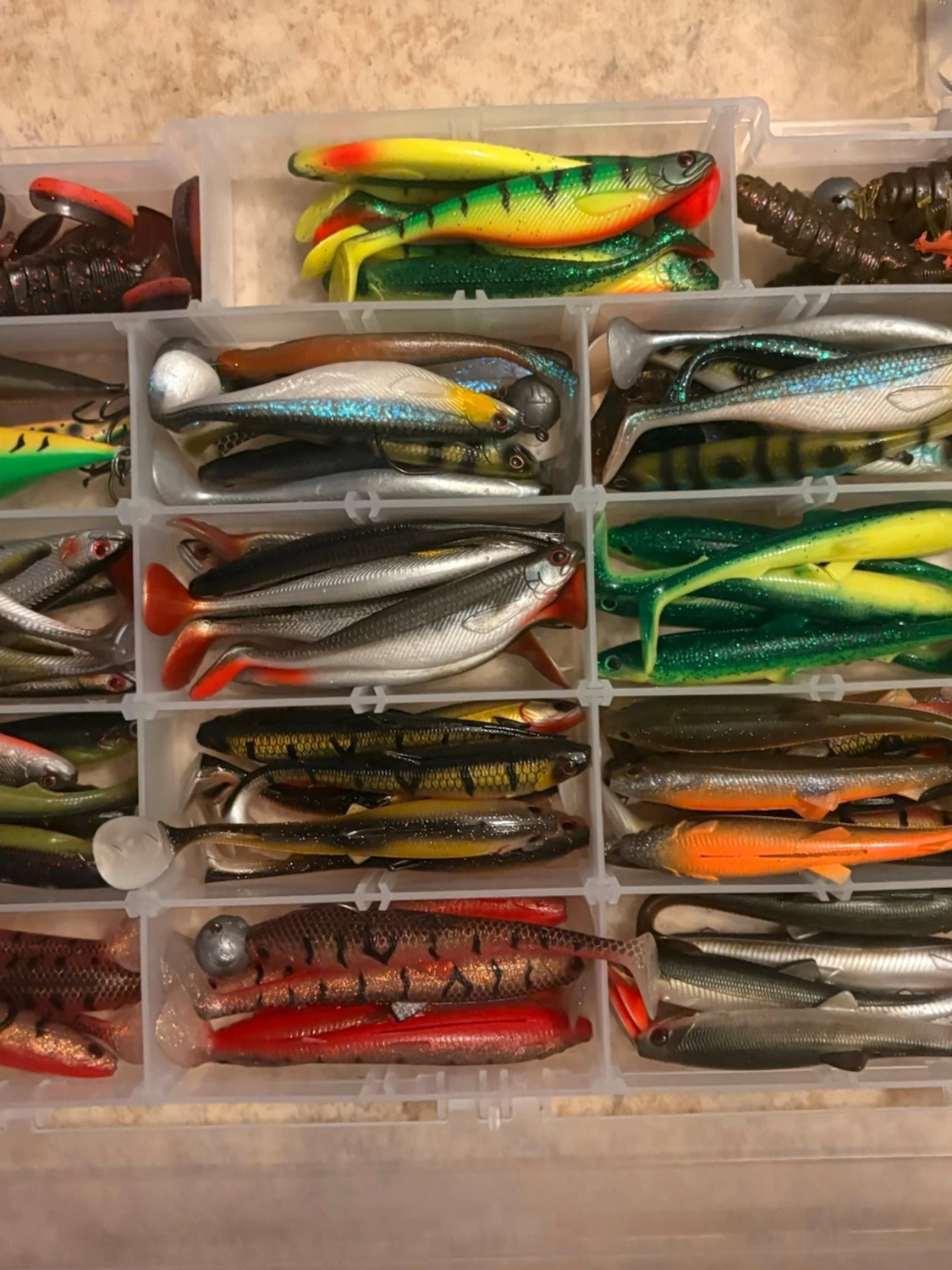 Stor fiskedragsamling Westin m.m