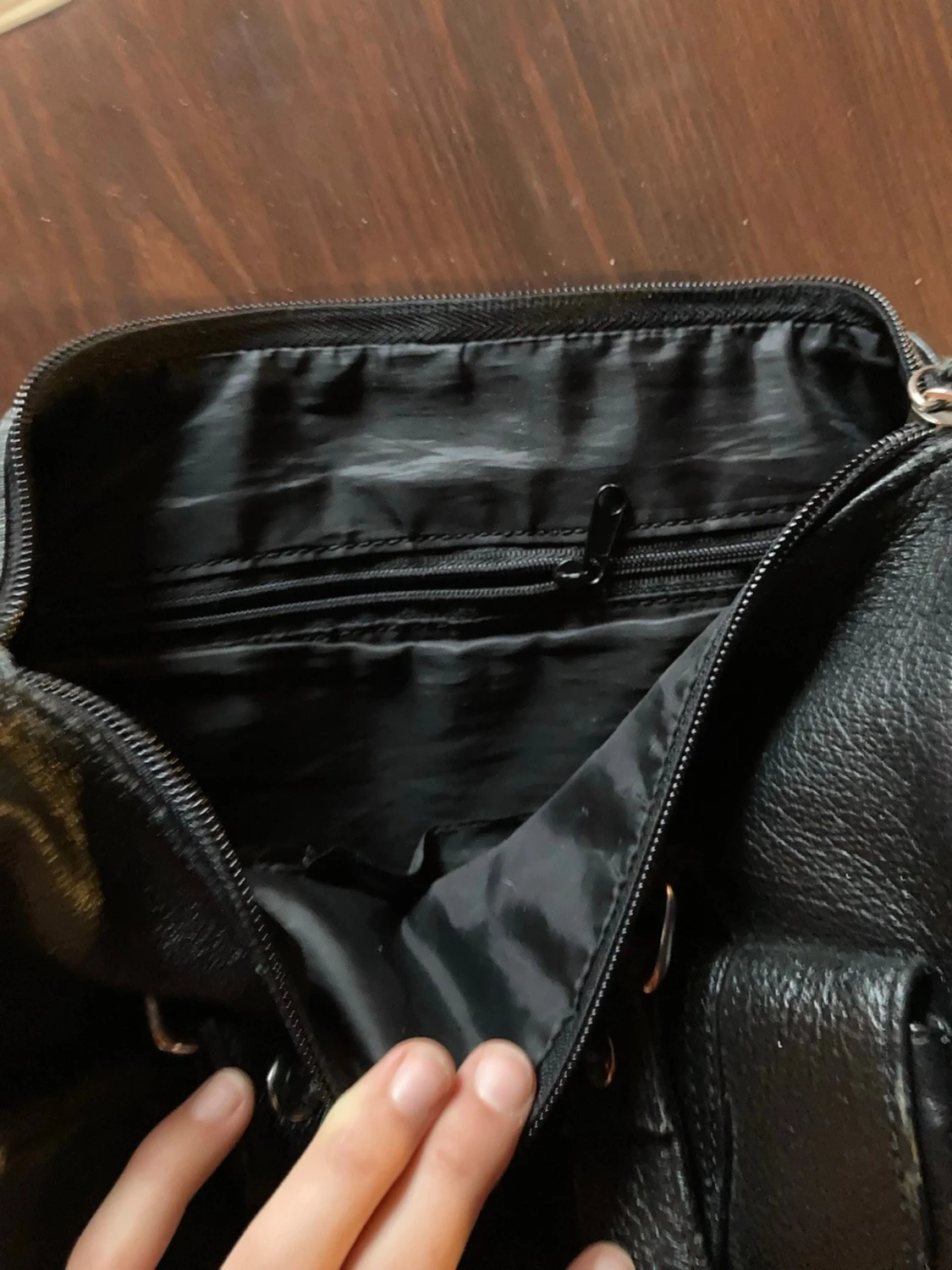 Svart axelväska - 5