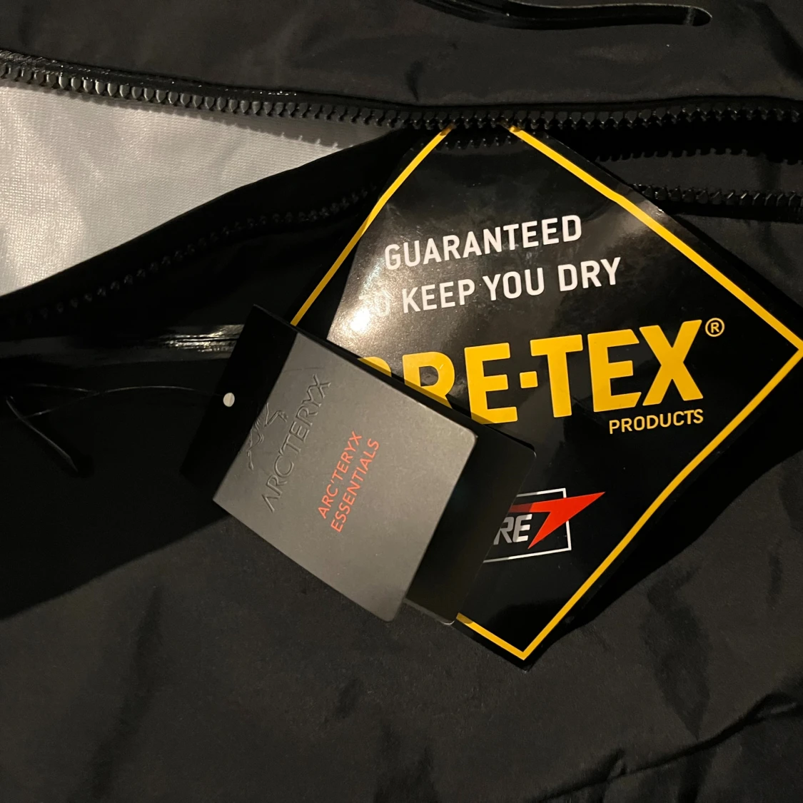 Svart Arc'teryx Gore-Tex skaljacka XL - 2