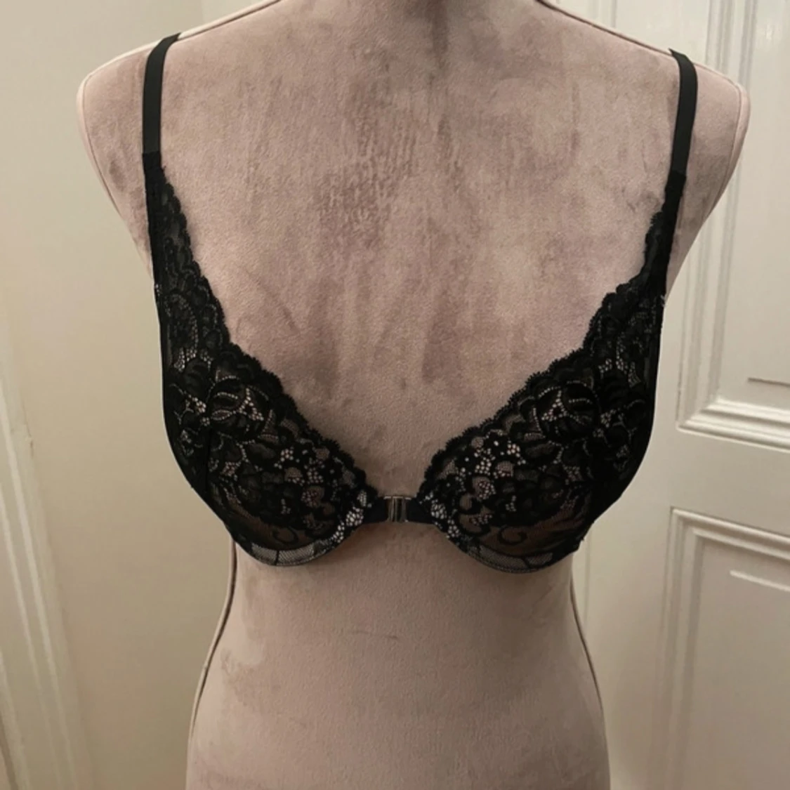 Svart spets bh - 1