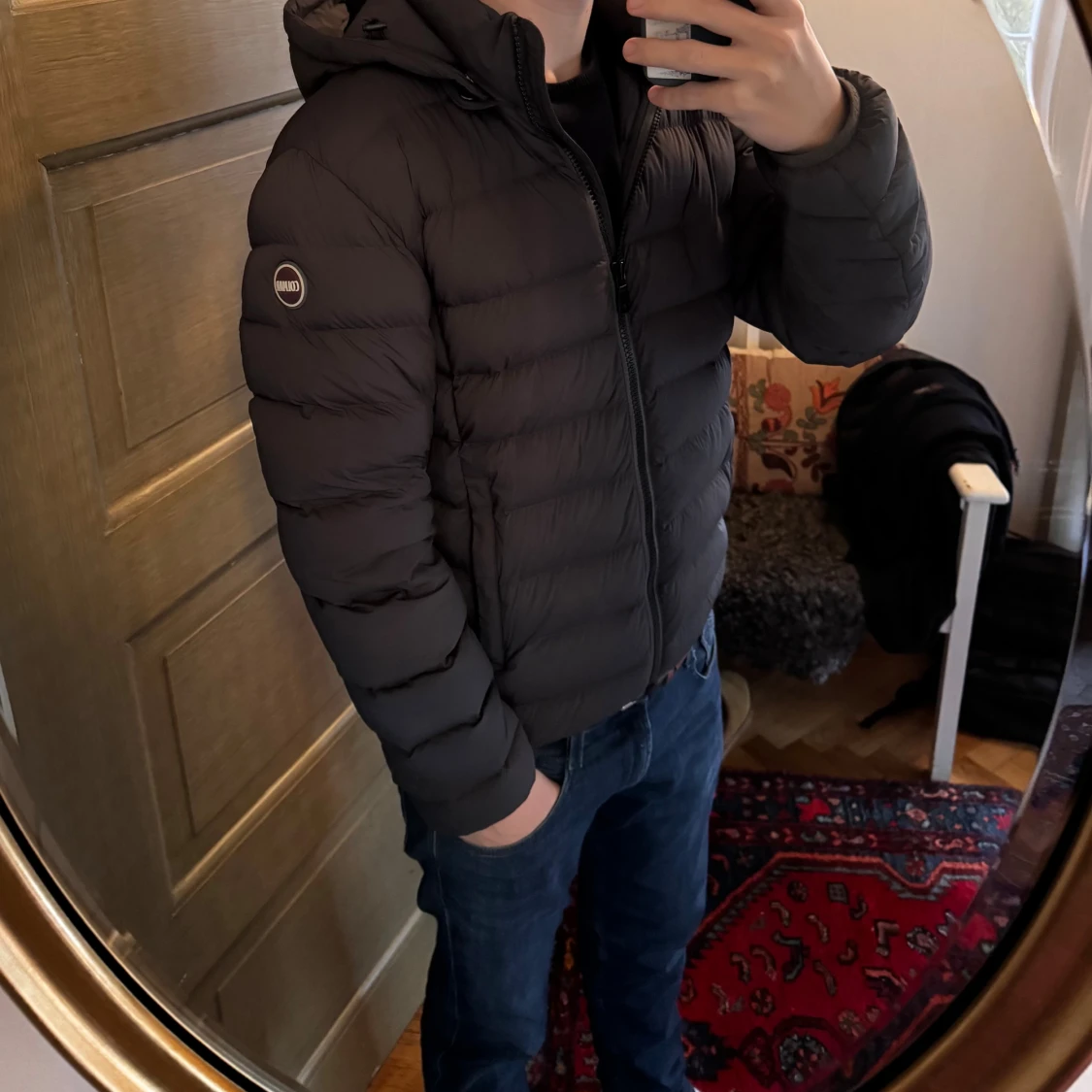 Svart pufferjacka från Colmar - 2