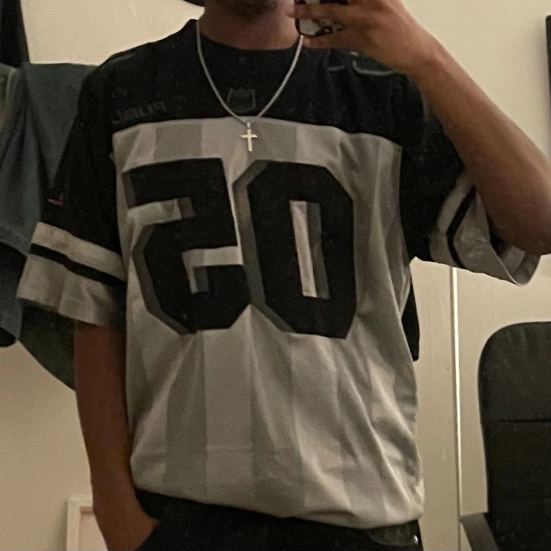 FUBU sporttröja svart och silver