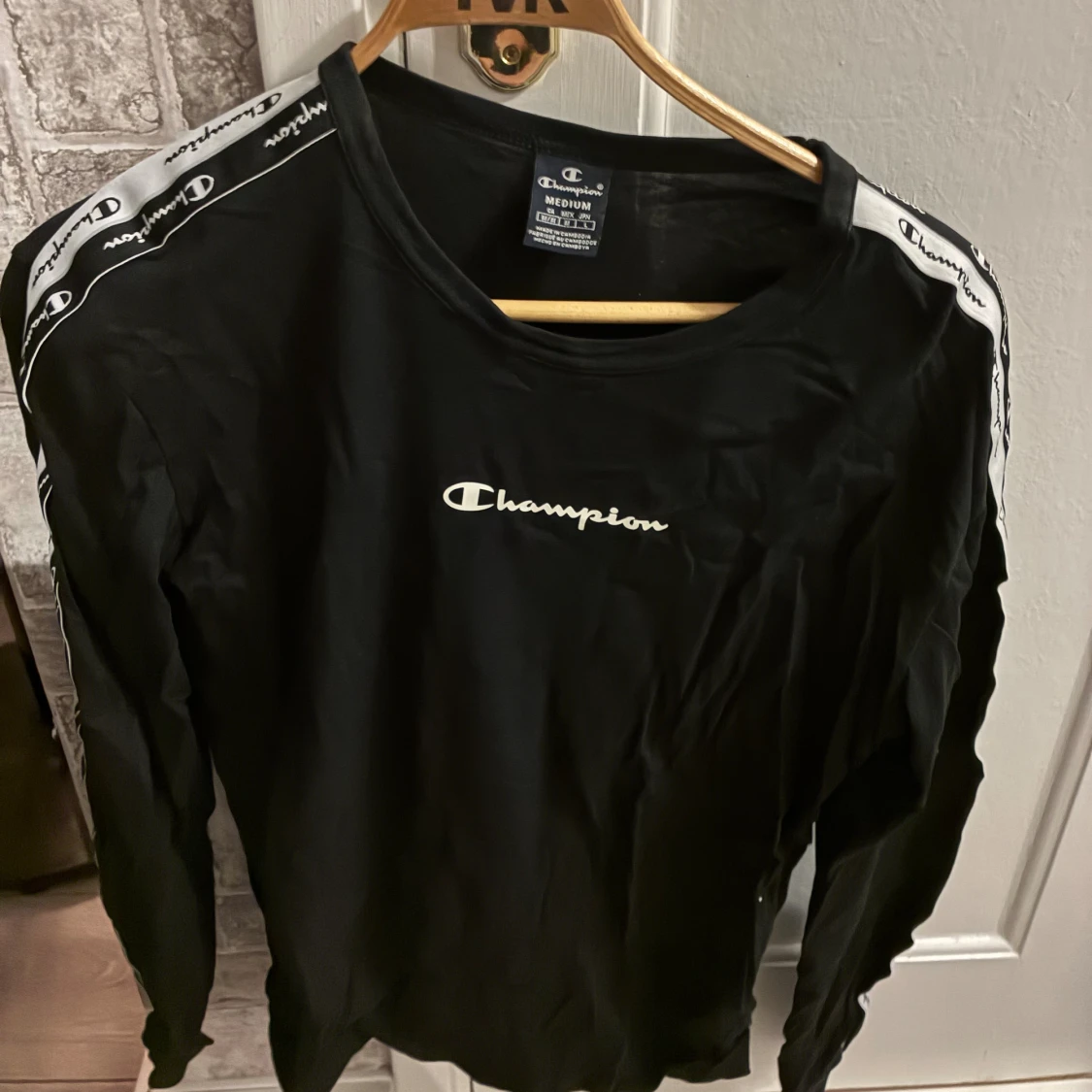 Svart långärmad Champion tröja