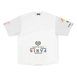 Balenciaga - Balenciaga Upside down cut up T-shirt. Sz 1, fits oversized 